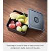 image:imageYAMAZAKI Home Tower VacuumSealing Bento Box MicrowaveSafe Leak Proof Lunch Box Or Food Storage Container For Fridge Or Freezer  Polypropylene  250Ml