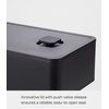image:imageYAMAZAKI Home Tower VacuumSealing Bento Box MicrowaveSafe Leak Proof Lunch Box Or Food Storage Container For Fridge Or Freezer  Polypropylene  250Ml