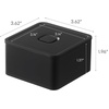 image:imageYAMAZAKI Home Tower VacuumSealing Bento Box MicrowaveSafe Leak Proof Lunch Box Or Food Storage Container For Fridge Or Freezer  Polypropylene  250Ml