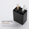 image:imageYAMAZAKI Home Cotton Swab Holder Qtip Dispenser  Pop Up One Hand Bathroom  Abs Plastic Black