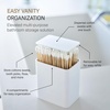 image:imageYAMAZAKI Home Cotton Swab Holder Qtip Dispenser  Pop Up One Hand Bathroom  Abs Plastic White