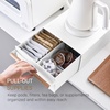 image:imageYAMAZAKI Home Countertop Rack with Storage Drawer Steel and Wood WhiteWhite