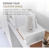 image:imageYAMAZAKI Home Countertop Rack with Storage Drawer Steel and Wood WhiteWhite