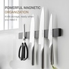 image:imageYAMAZAKI Home Magnetic Knife Holder Wall Mount  Strong Magnet Kitchen Knife Strip With Silicone Blade Protection Easy Installation MultiPurpose Organizer For Kitchen Bathroom amp WorkspaceBlack