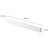 image:imageYAMAZAKI Home Magnetic Knife Holder Wall Mount  Strong Magnet Kitchen Knife Strip With Silicone Blade Protection Easy Installation MultiPurpose Organizer For Kitchen Bathroom amp WorkspaceWhite