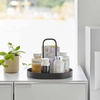 image:imageYAMAZAKI Home Vitamin and Supplement Organizer Tray with Handle WhiteBlack