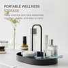 image:imageYAMAZAKI Home Vitamin and Supplement Organizer Tray with Handle WhiteBlack