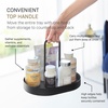 image:imageYAMAZAKI Home Vitamin and Supplement Organizer Tray with Handle WhiteBlack
