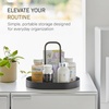 image:imageYAMAZAKI Home Vitamin and Supplement Organizer Tray with Handle WhiteBlack