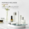image:imageYAMAZAKI Home Vitamin and Supplement Organizer Tray with Handle WhiteWhite