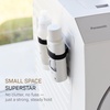 image:imageYamazaki Home Magnetic Silicone Bottle Holder Band for Bottles and Cans WhiteBlack