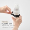 image:imageYamazaki Home Magnetic Silicone Bottle Holder Band for Bottles and Cans WhiteBlack