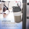image:imageYamazaki Home Magnetic Silicone Bottle Holder Band for Bottles and Cans WhiteWhite