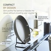 image:imageYamazaki Home SpaceSaving Frying Pan Stand and Pot Lid Holder WhiteBlack