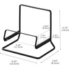image:imageYamazaki Home SpaceSaving Frying Pan Stand and Pot Lid Holder WhiteBlack