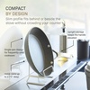 image:imageYamazaki Home SpaceSaving Frying Pan Stand and Pot Lid Holder WhiteWhite