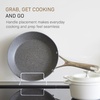 image:imageYamazaki Home SpaceSaving Frying Pan Stand and Pot Lid Holder WhiteWhite