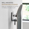 image:imageYamazaki Home WallMounted Skateboard Storage and Display Rack BlackBlack