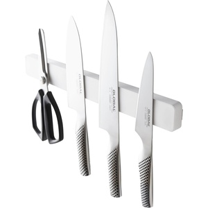 image:imageYAMAZAKI Home Magnetic Knife Holder Wall Mount  Strong Magnet Kitchen Knife Strip With Silicone Blade Protection Easy Installation MultiPurpose Organizer For Kitchen Bathroom amp WorkspaceWhite