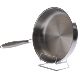 image:imageYamazaki Home SpaceSaving Frying Pan Stand and Pot Lid Holder WhiteWhite